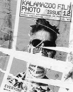 black and white misprint of the cover of KZOO FILM PHOTO ISSUE 12.