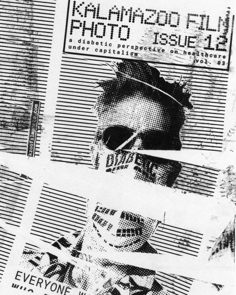black and white misprint of the cover of KZOO FILM PHOTO ISSUE 12.